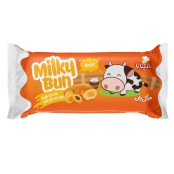  کرمدار میلکی بان با طعم زردآلو شیبابا- 50 گرم بسته 12 عددی6363e3236a97872910